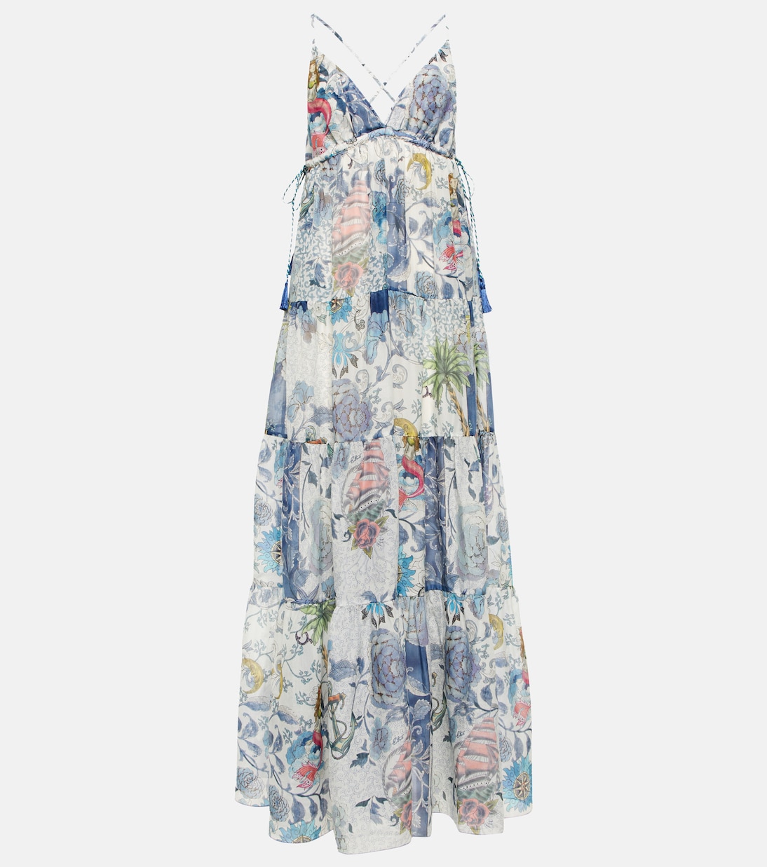 Maxikleid aus Baumwolle und Seide | Etro