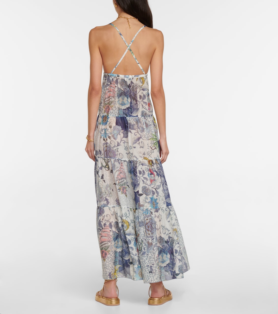 Maxikleid aus Baumwolle und Seide | Etro