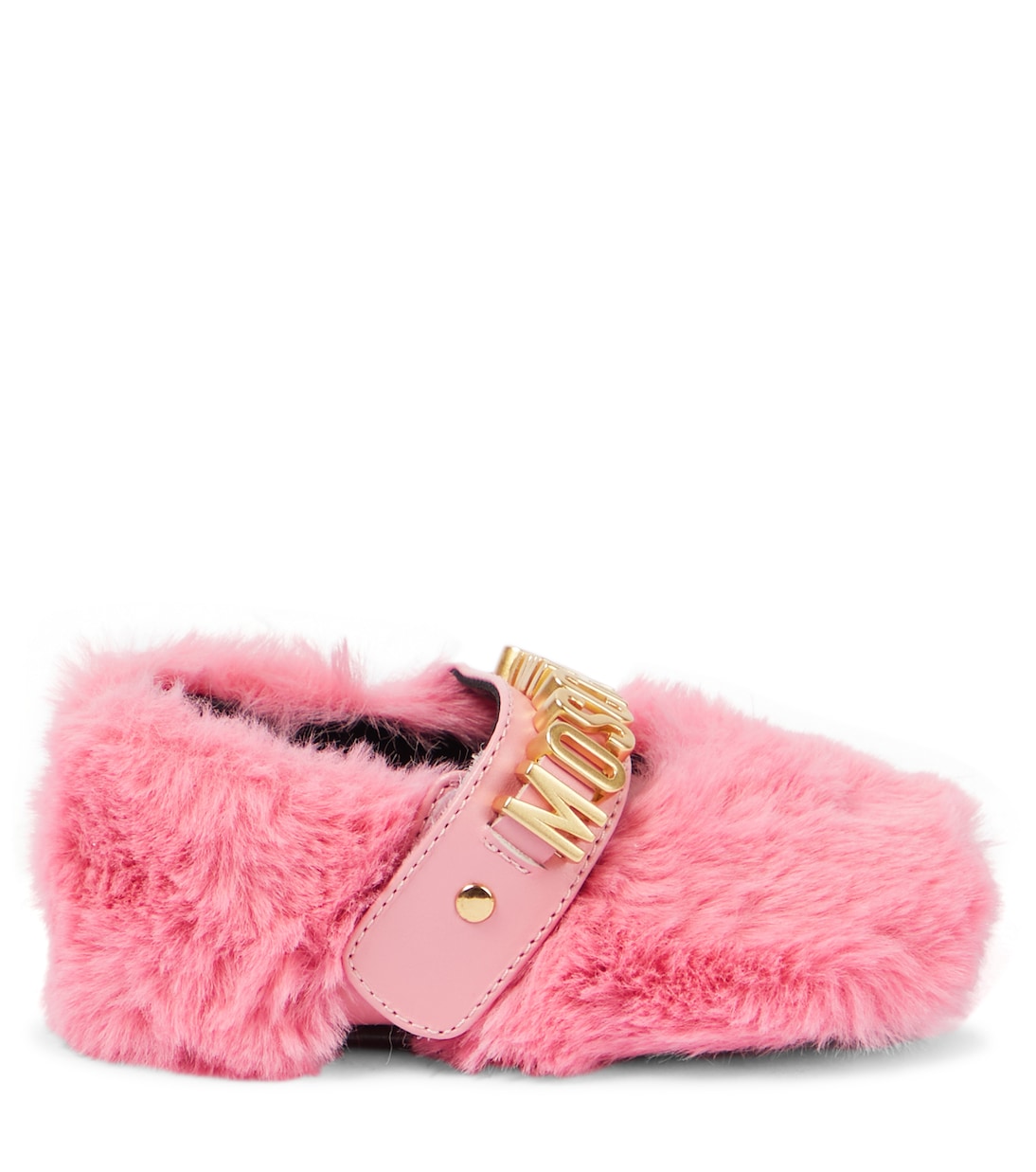 Baby faux fur flats | Moschino Kids