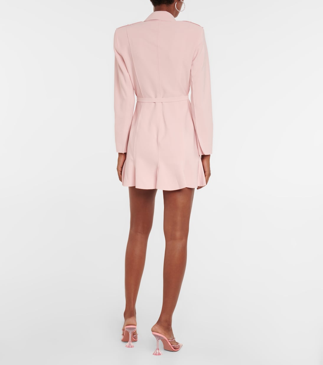 Belted jersey minidress | Norma Kamali