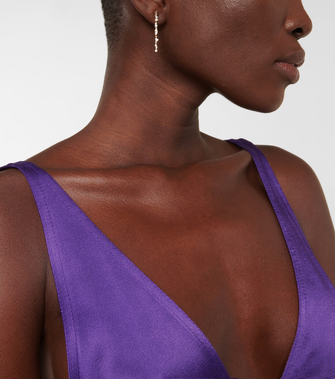 Boucles d'oreilles Iva en or 18 ct et diamants | Suzanne Kalan