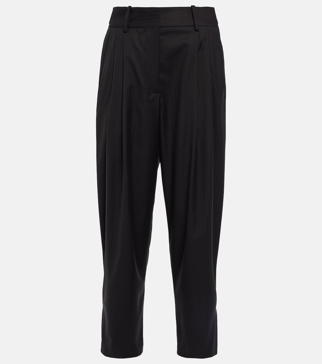 Pantalones de Lana Estilo Herringbone Ajustados Alaïa para Jóvenes