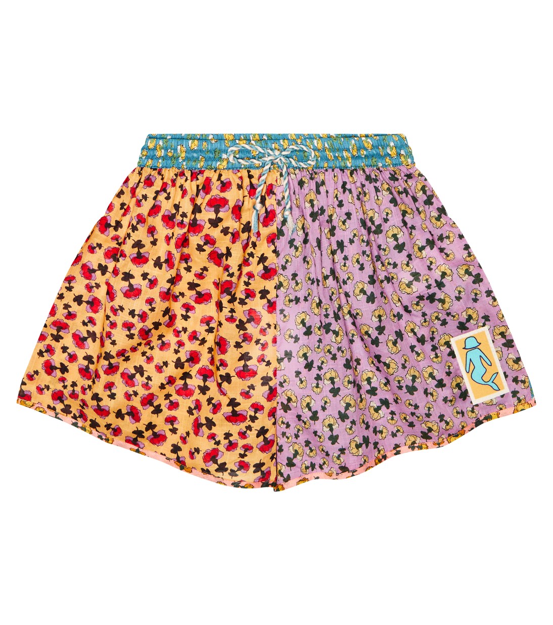 Short Tiggy en coton à fleurs | Zimmermann Kids