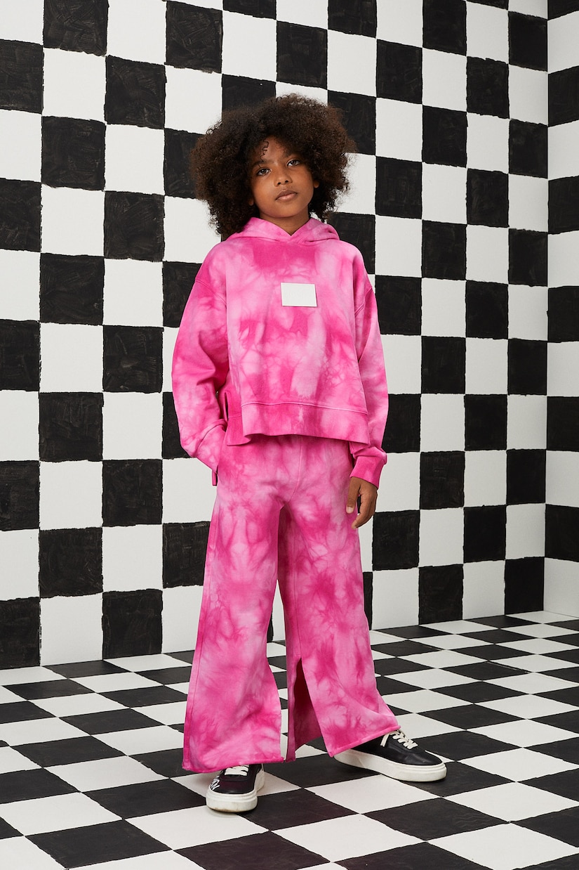Felpa tie-dye in cotone con cappuccio | MM6 Maison Margiela Kids