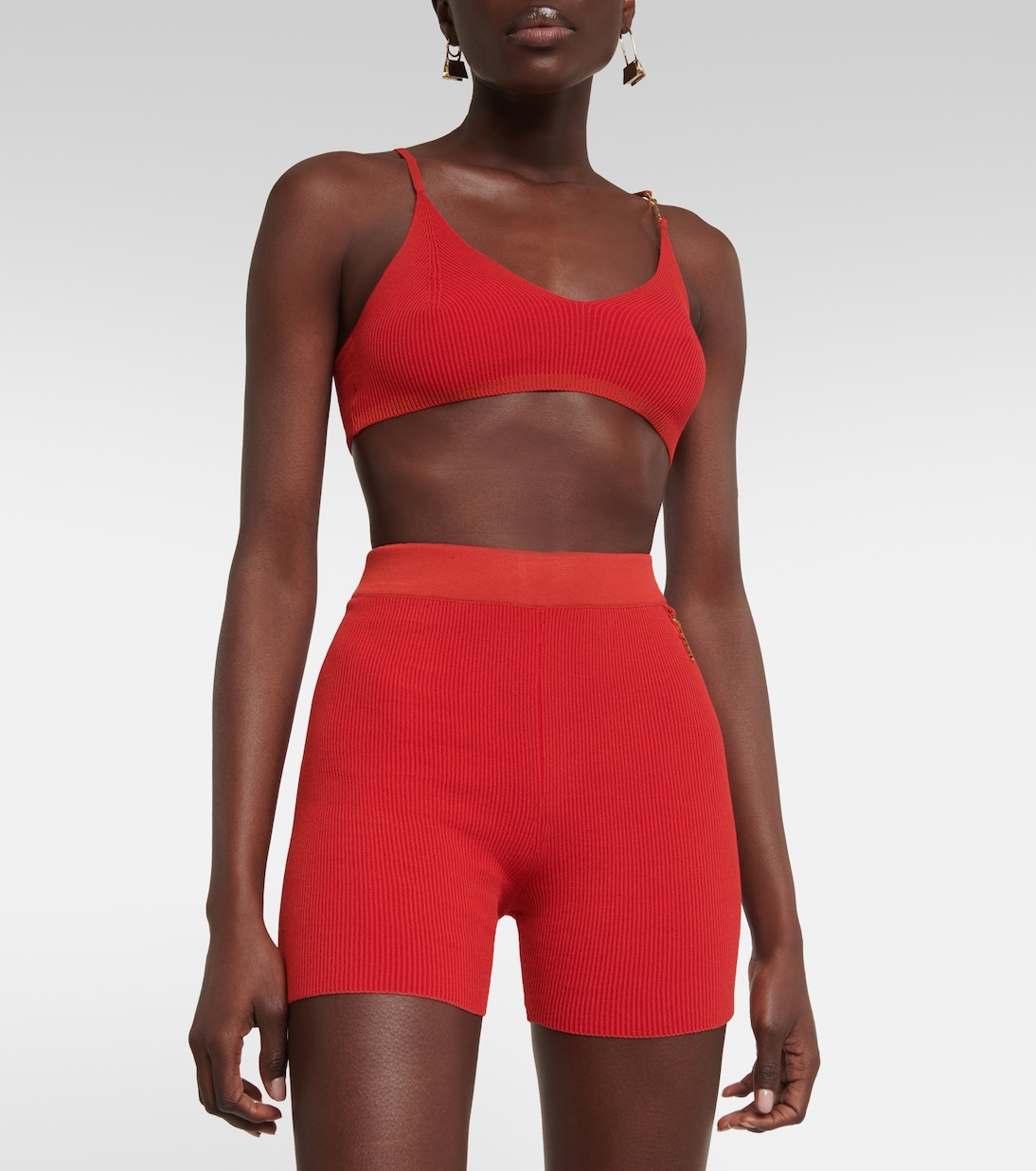Shorts Pralu in maglia a coste | Jacquemus