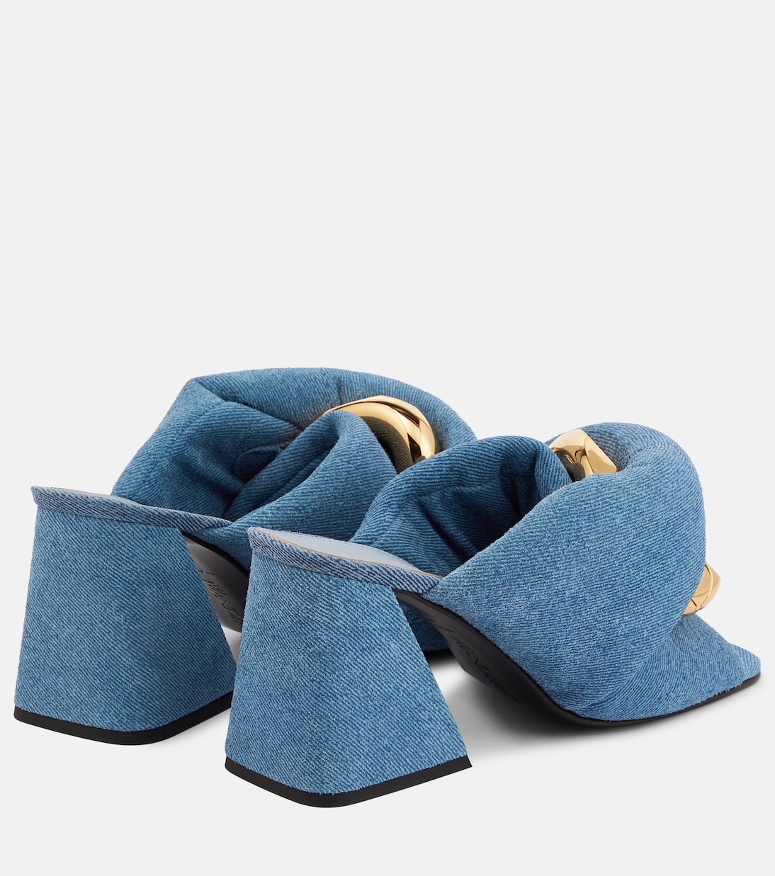Mules in denim con catena | JW Anderson