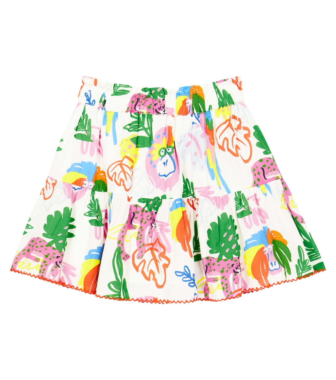 Falda de algodón estampada | Stella McCartney Kids