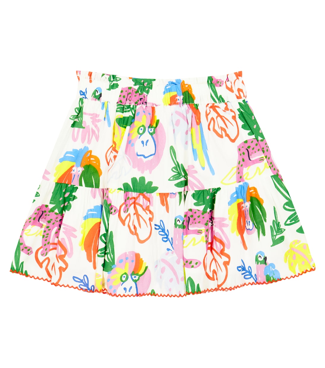 Falda de algodón estampada | Stella McCartney Kids