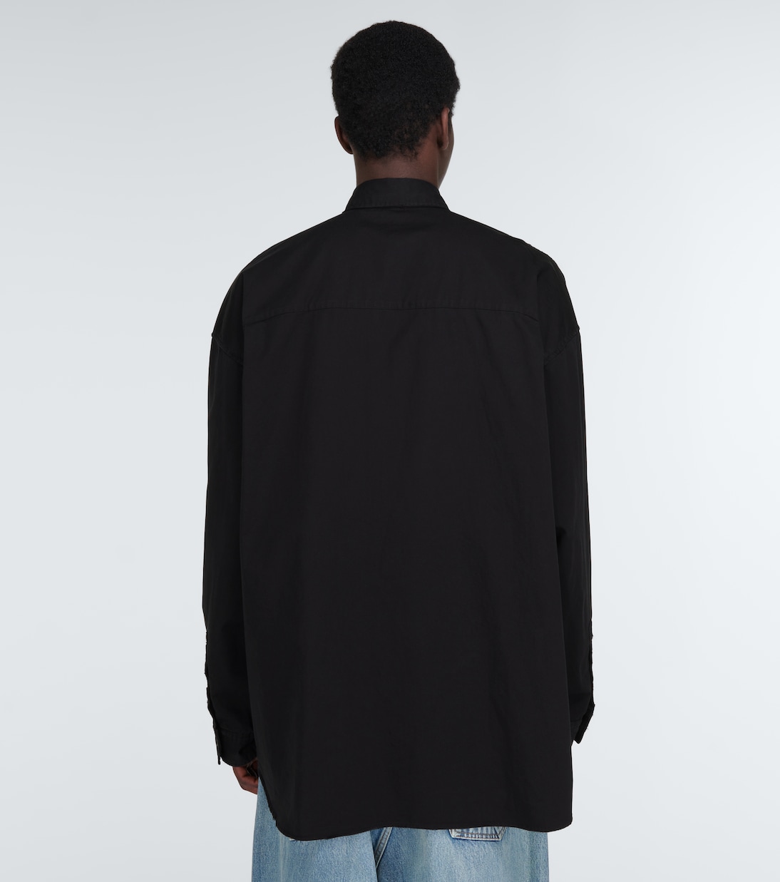 Giacca camicia oversize in cotone | Balenciaga