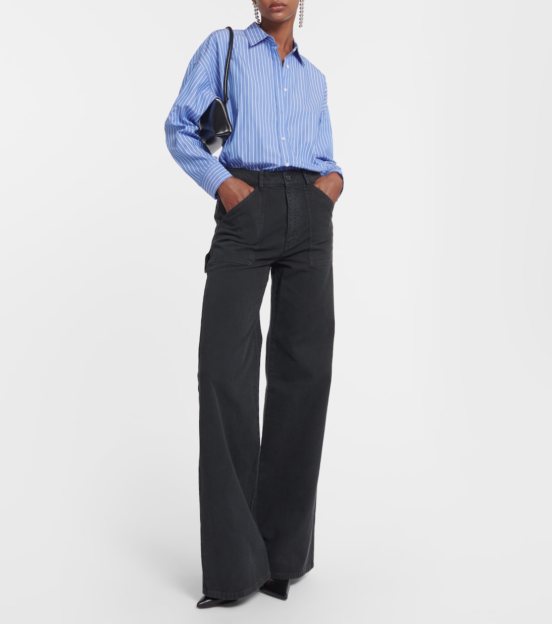 Weite Hose Quentin aus Twill | Nili Lotan