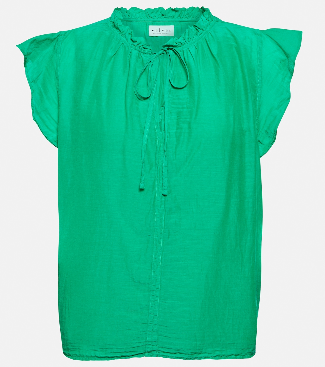 Top Melanie in voile di cotone e seta | Velvet