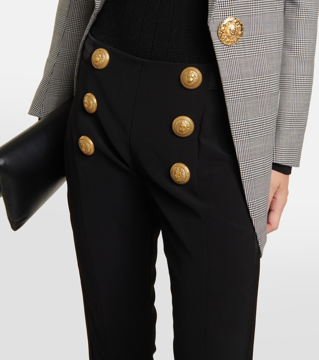 Pantaloni flared a vita bassa | Balmain