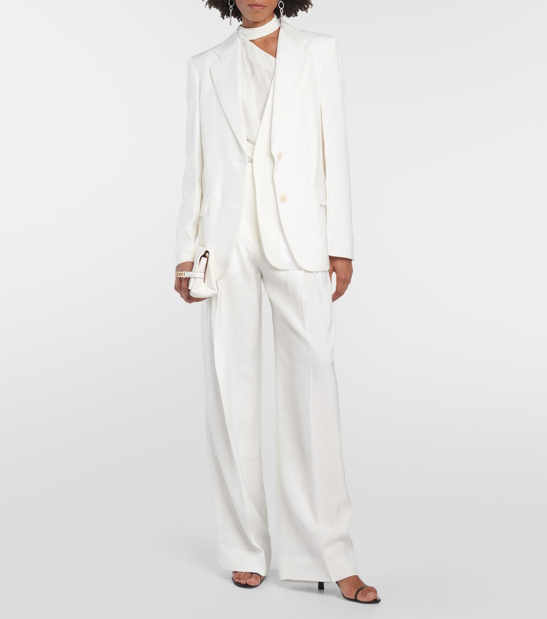 Pantalon ample à taille haute | Victoria Beckham