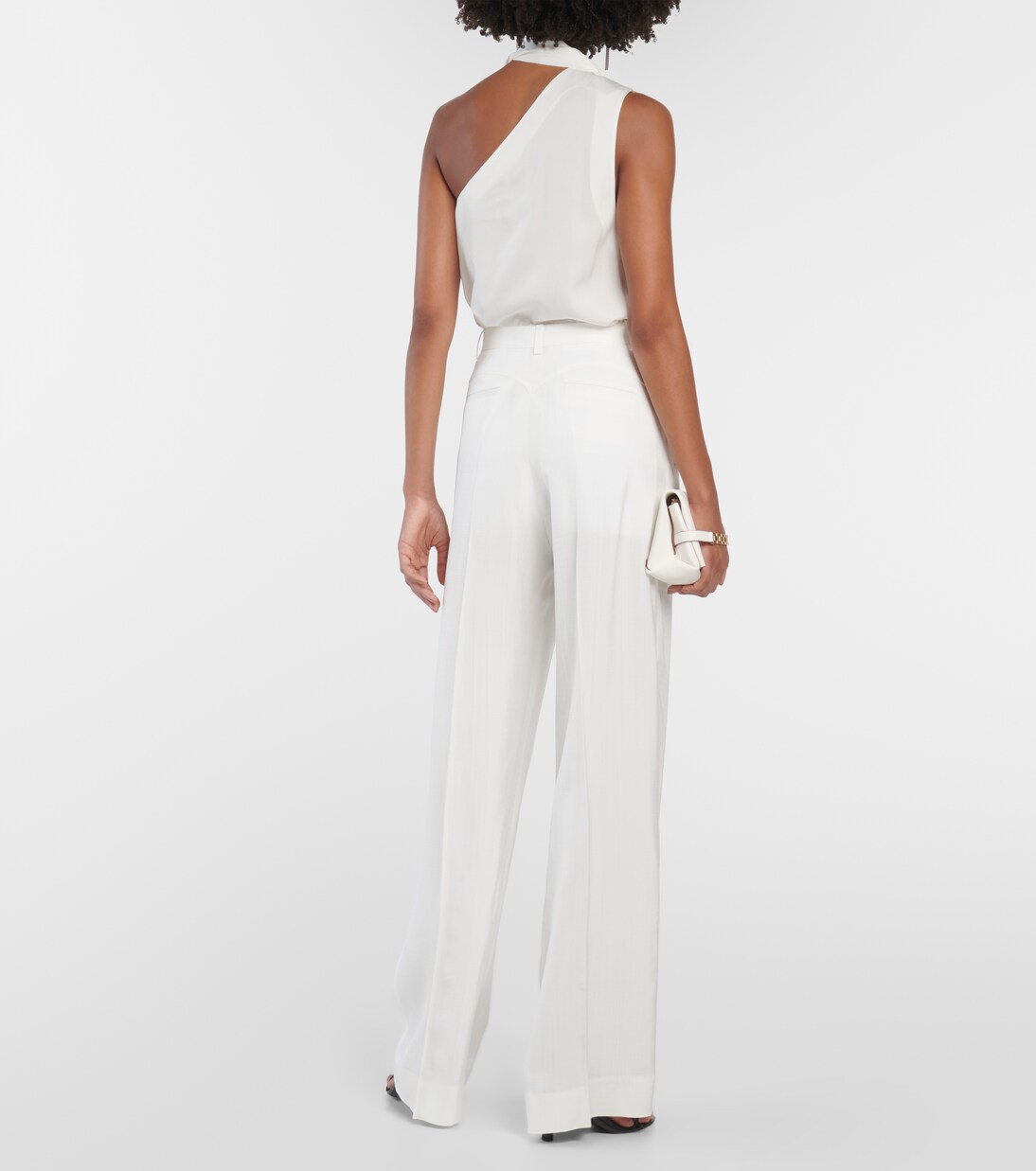 Pantalon ample à taille haute | Victoria Beckham