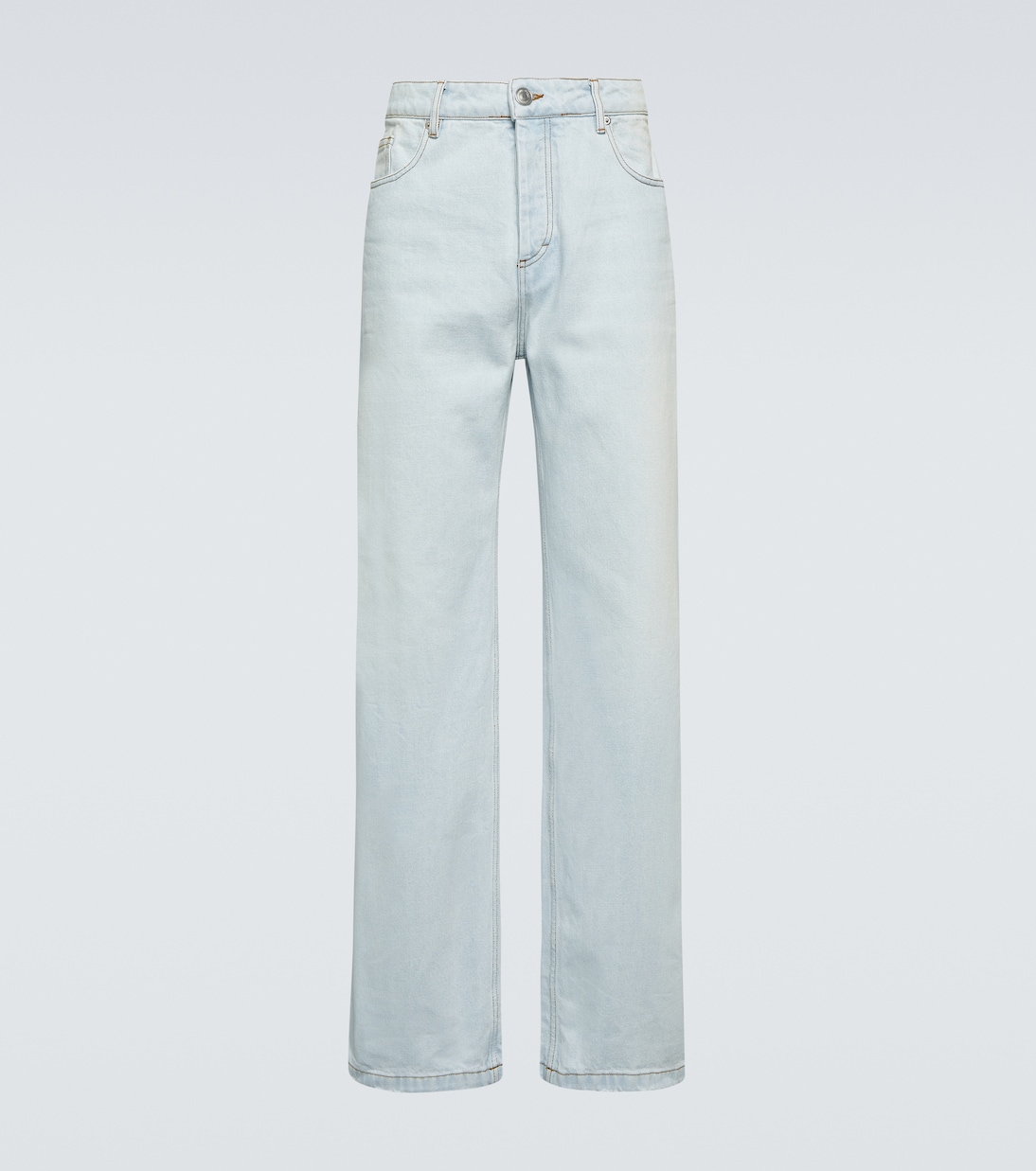 Jeans in denim a vita normale | Ami Paris