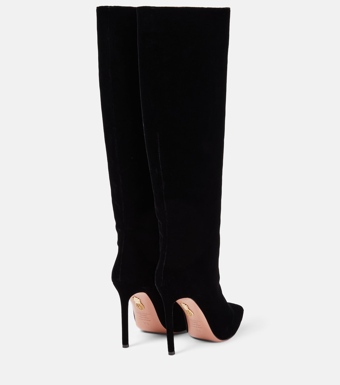 Stivali So Matignon 105 in velluto | Aquazzura