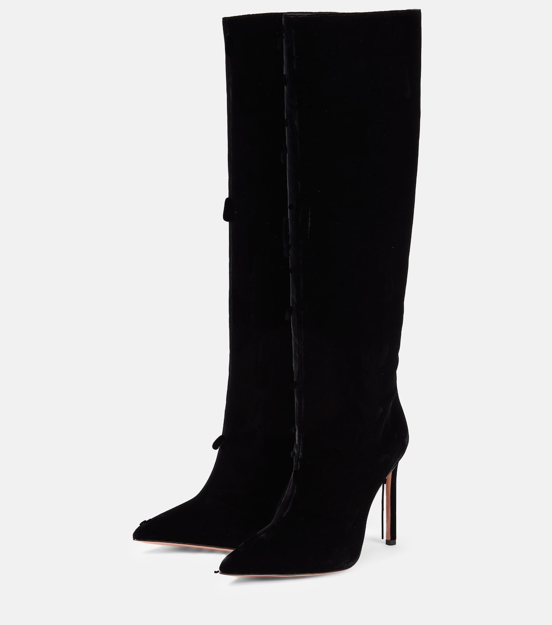 Stivali So Matignon 105 in velluto | Aquazzura