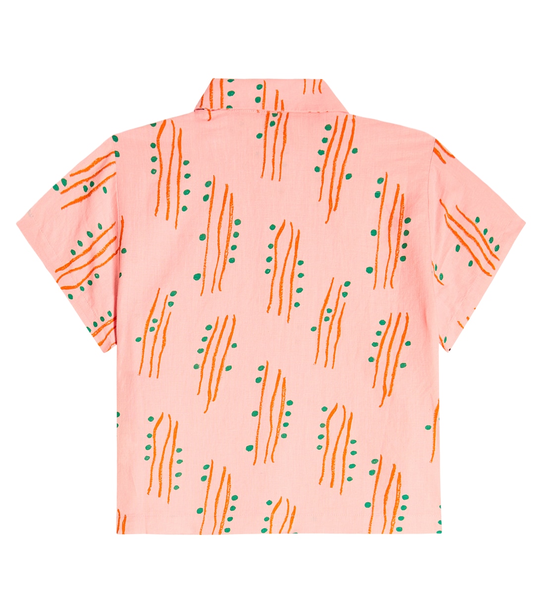 Camicia in lino e cotone con stampa | The Animals Observatory