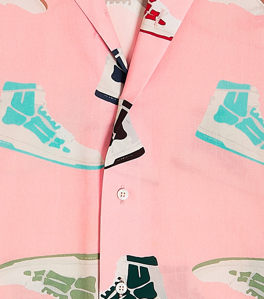 Camicia Skel Top in cotone con stampa | Amiri Kids