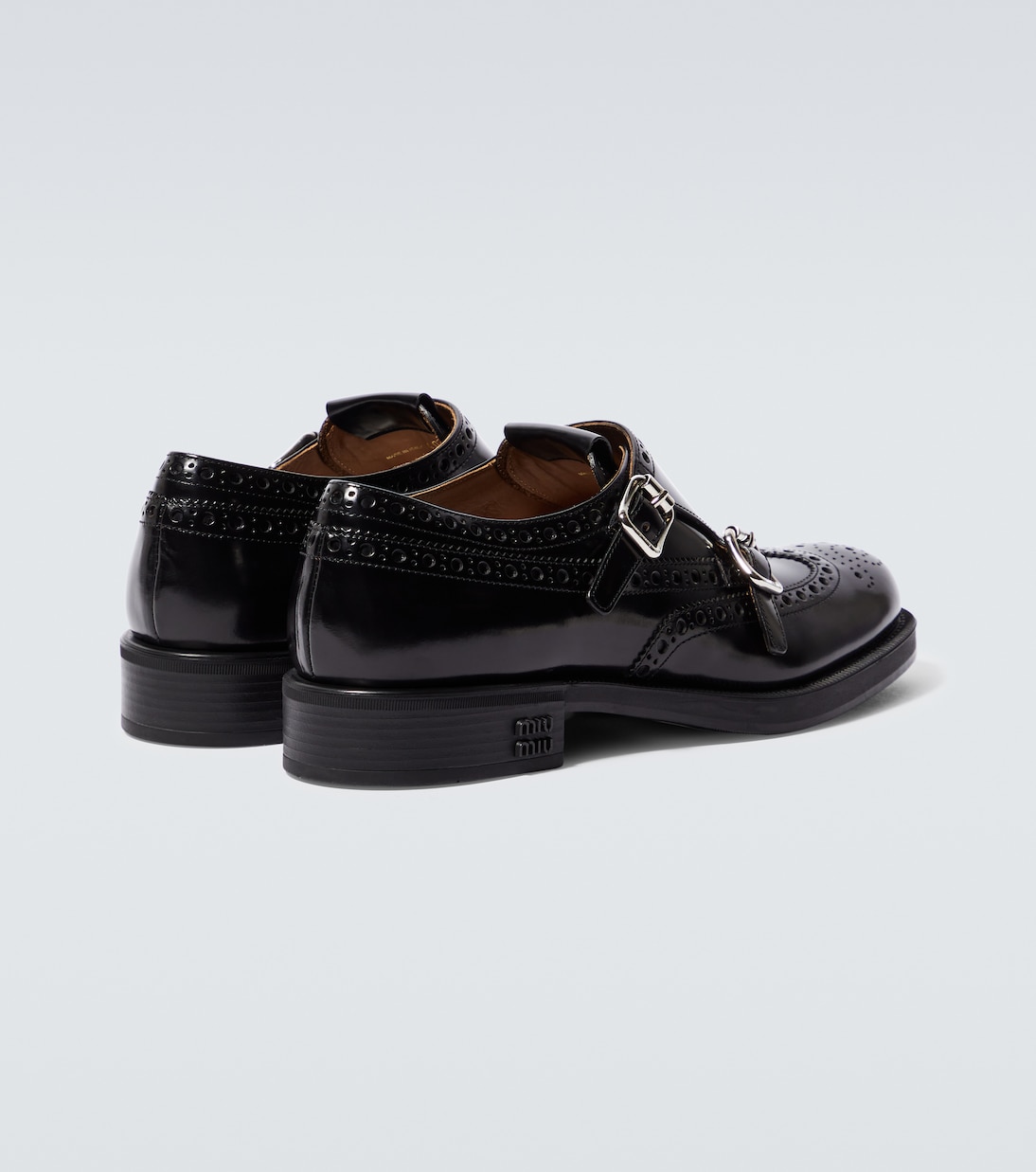X Church's Monkstrap-Schuhe aus Leder | Miu Miu