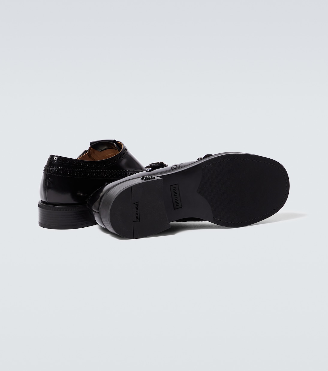 X Church's Monkstrap-Schuhe aus Leder | Miu Miu