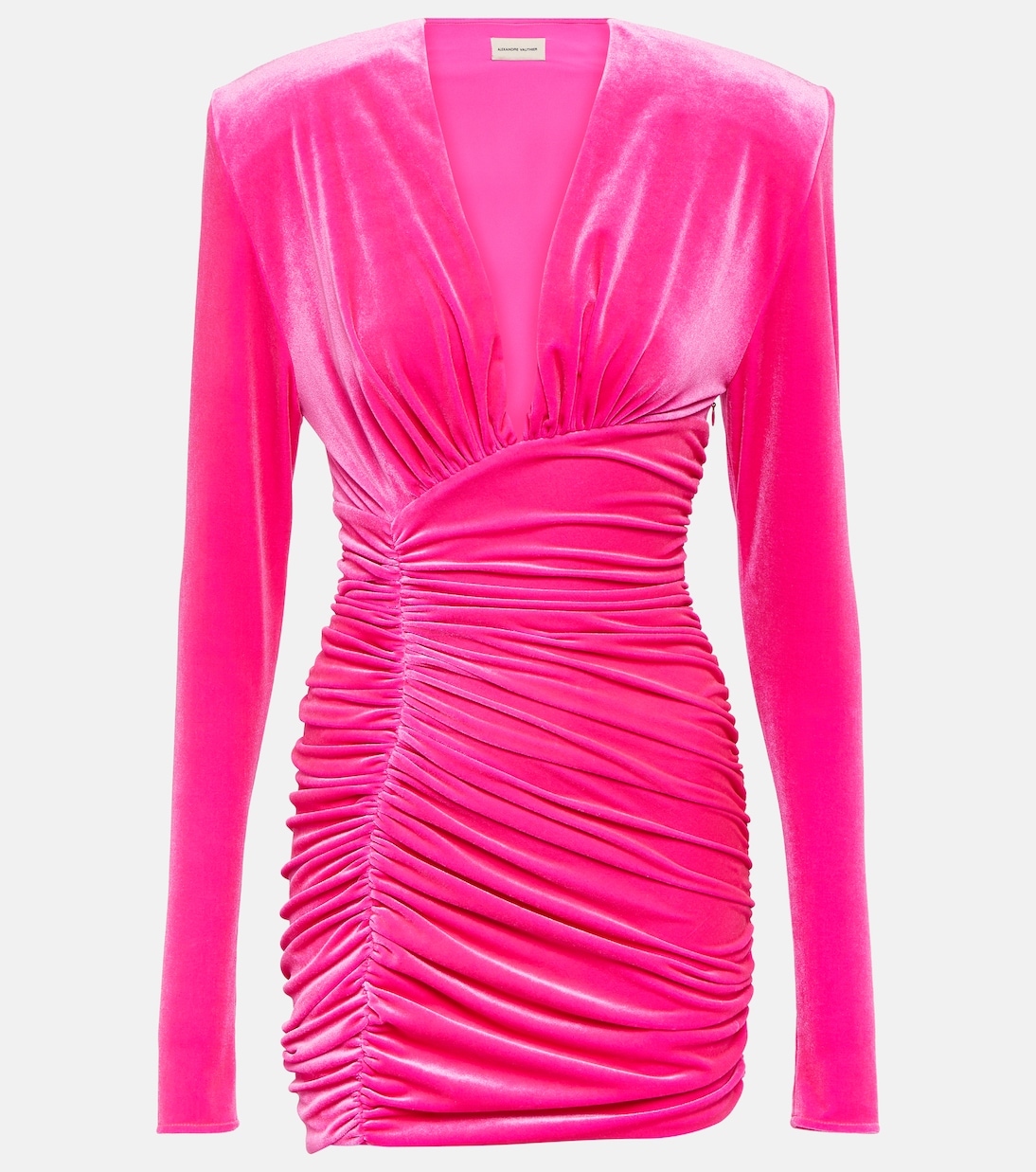 Ruched velvet minidress | Alexandre Vauthier