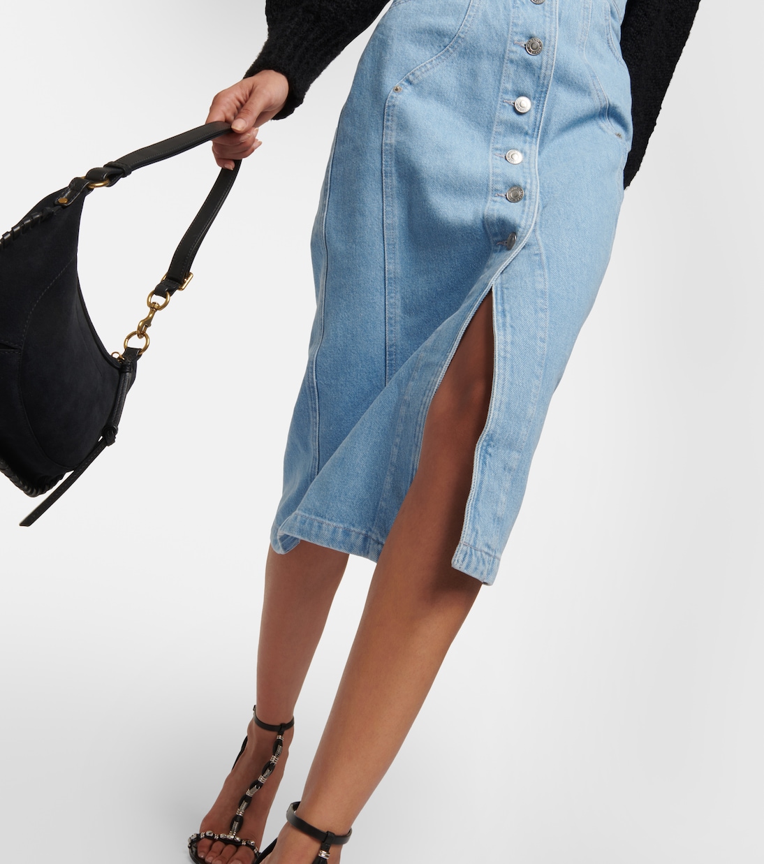 Robe midi Filipine en jean | Marant Etoile