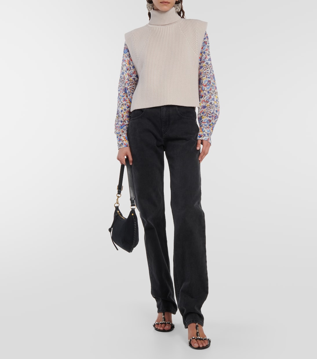 Megan turtleneck wool sweater vest | Marant Etoile