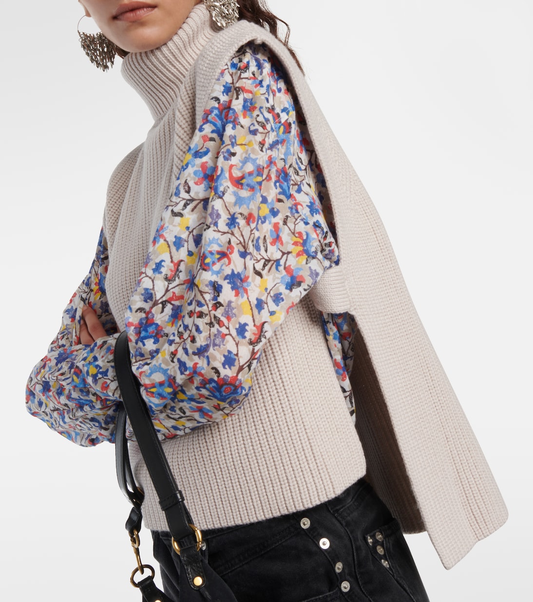 Megan turtleneck wool sweater vest | Marant Etoile