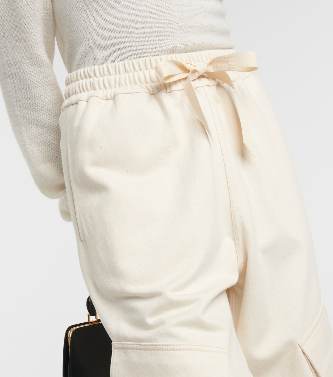Cotton jersey cargo pants  | Jil Sander