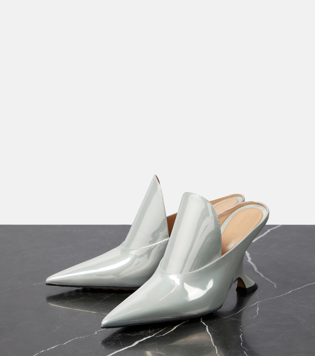 Rocket metallic leather mules | Bottega Veneta