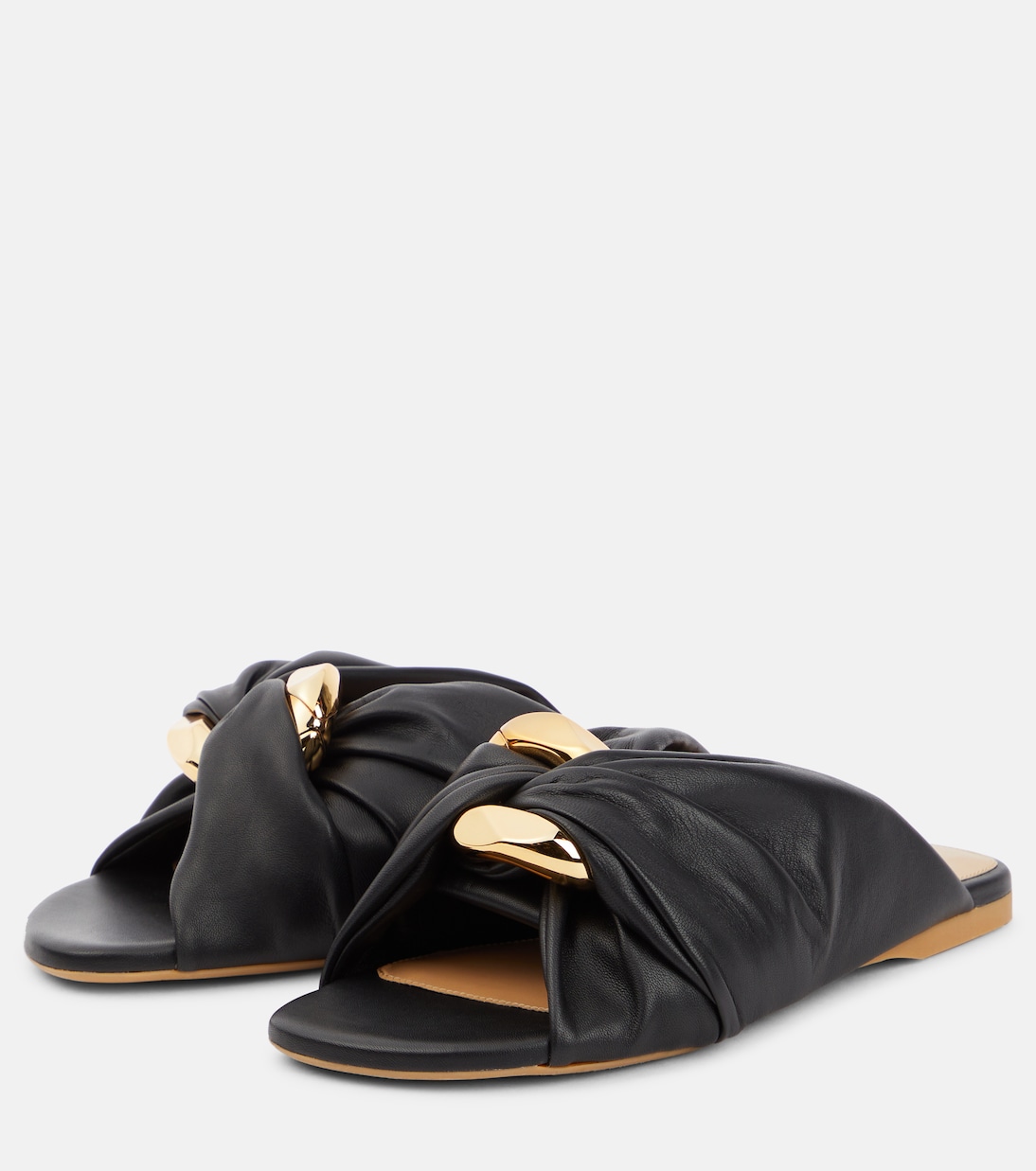 Pantoletten Corner aus Leder | JW Anderson