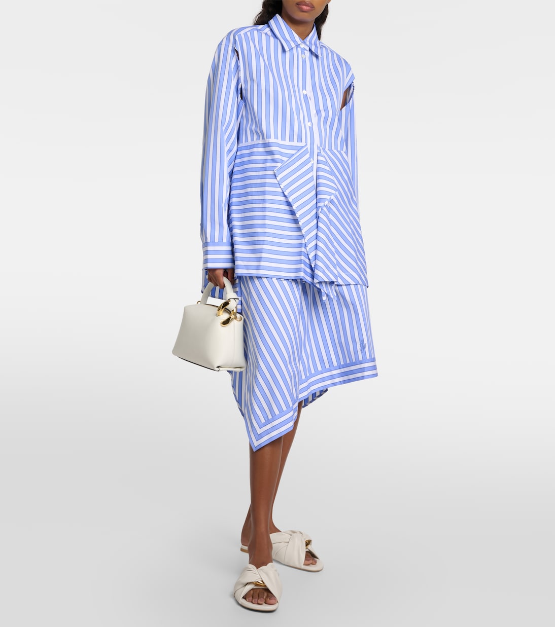 Corner leather slides | JW Anderson