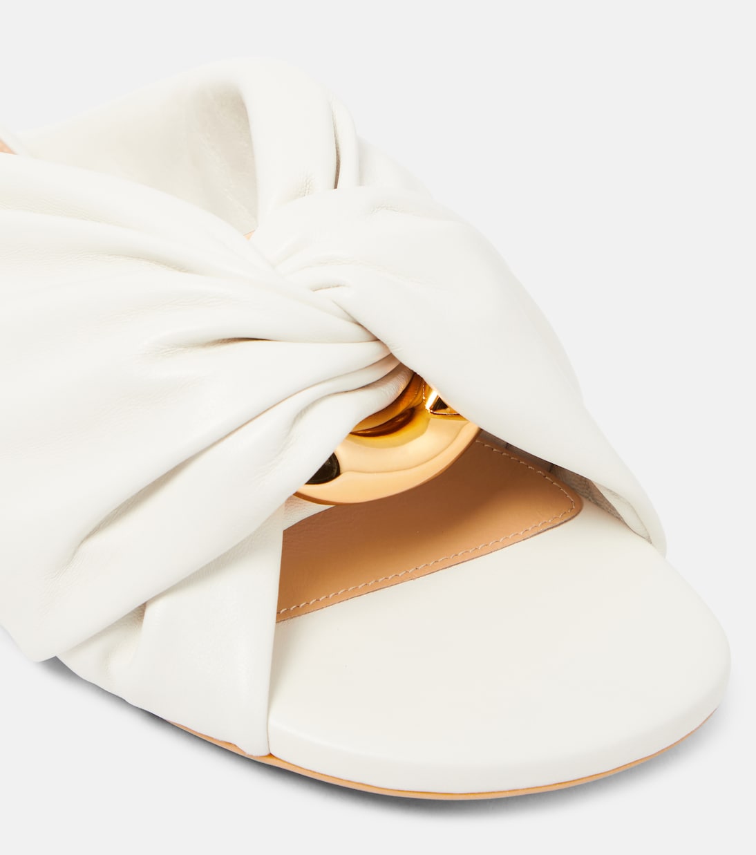 Corner leather slides | JW Anderson