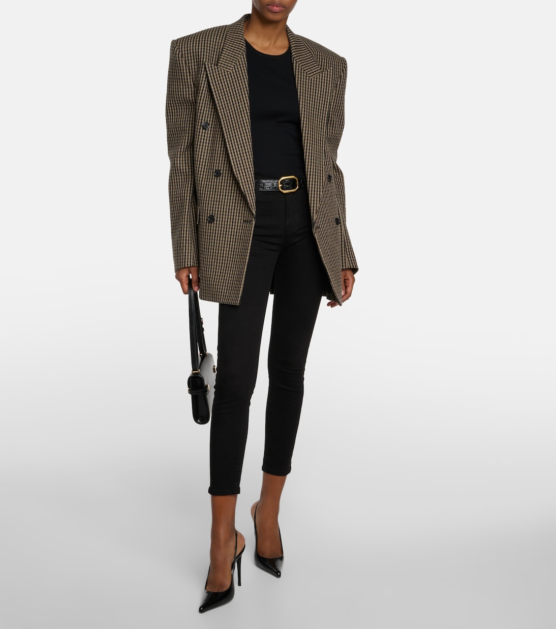 Le Color Crop high-rise skinny jeans | Frame