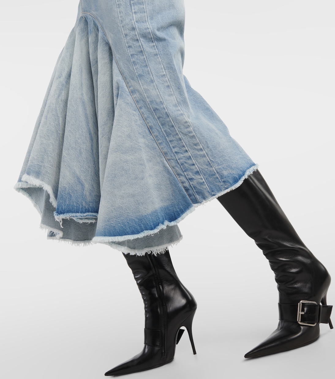 Falda midi de denim | Vetements