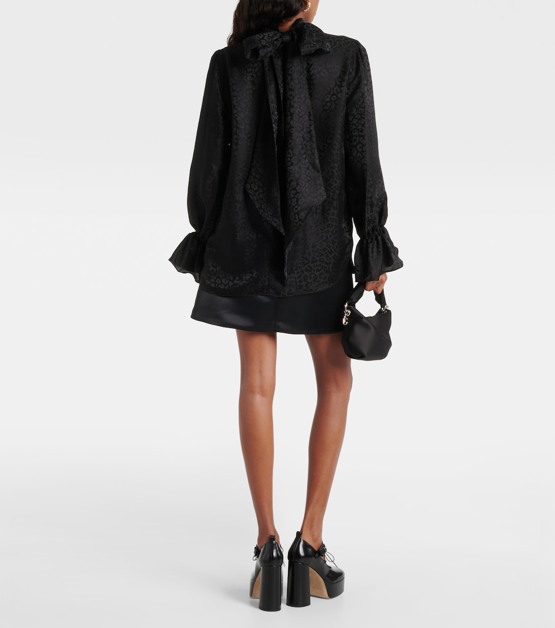 Blusa in jacquard con cut-out | Nina Ricci