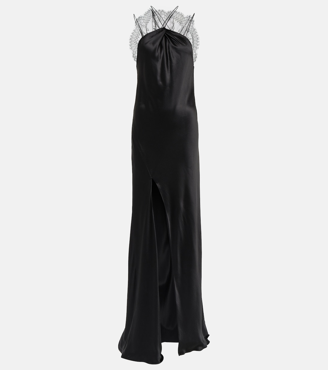 Robe longue en satin de soie | Givenchy