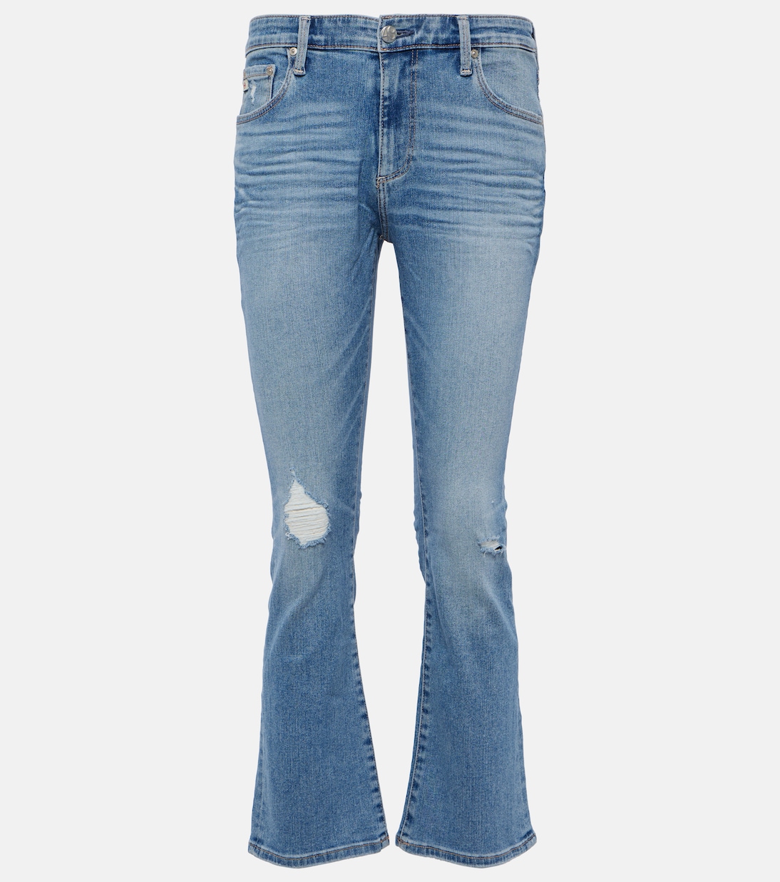 Jeans flared cropped Jodi a vita media | AG Jeans
