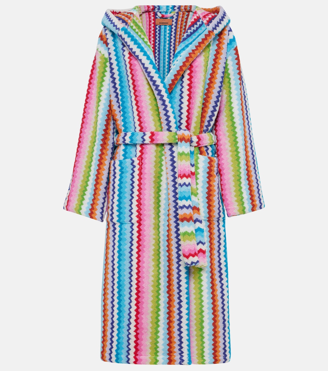 Accappatoio in spugna di cotone a zig-zag | Missoni