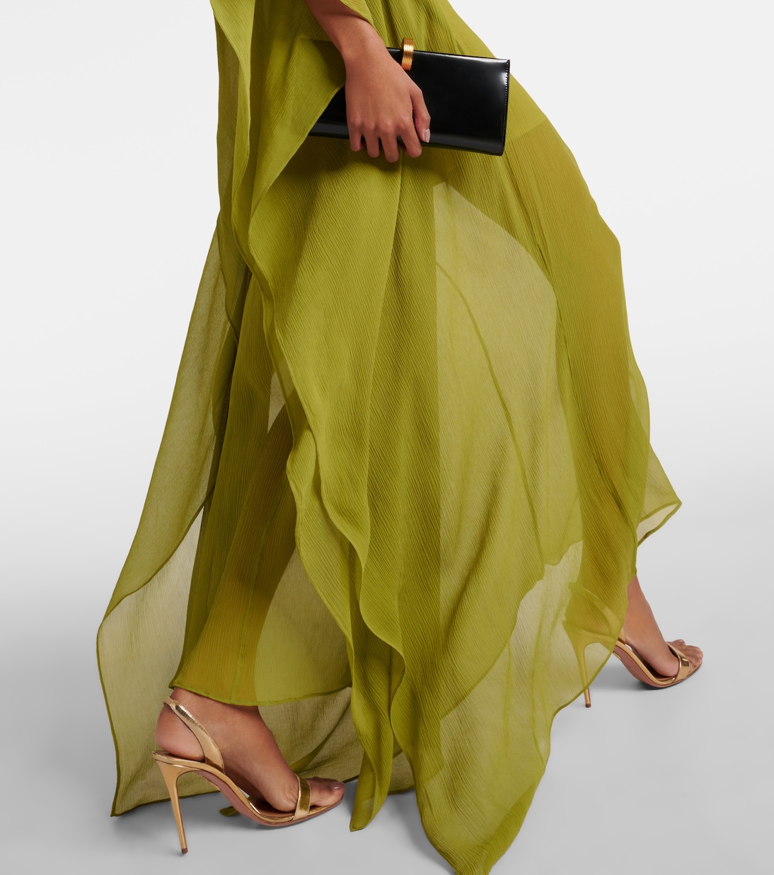 Lanzarote silk chiffon kaftan | Taller Marmo