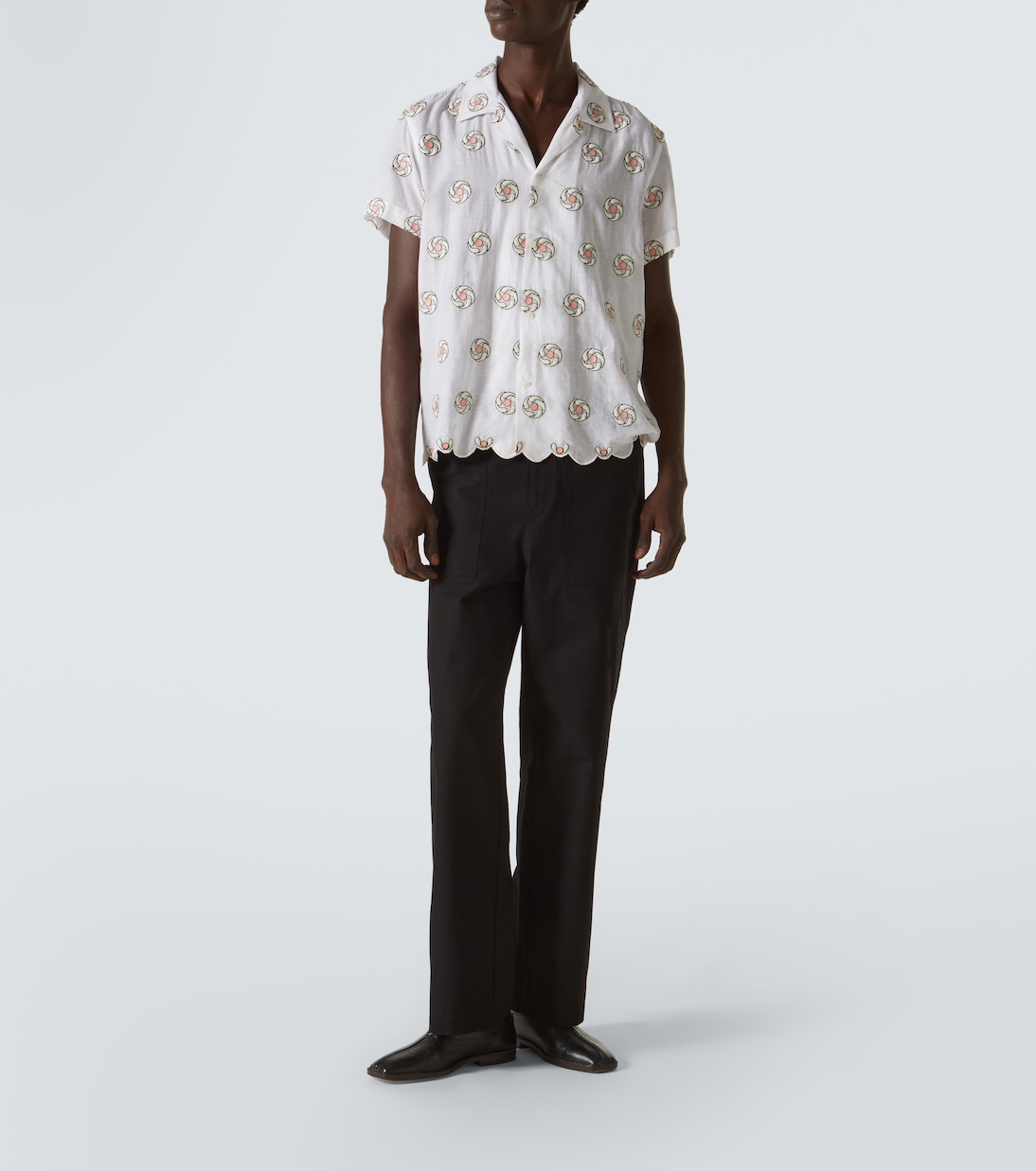 Camicia Floral Aperture in cotone | Bode