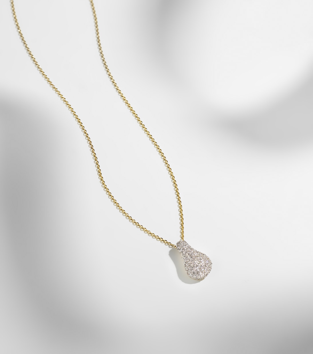 Collier Droplet en or 14 ct et diamants | Stone and Strand