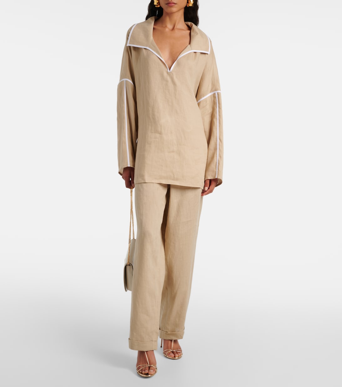 Linen top | Tory Burch