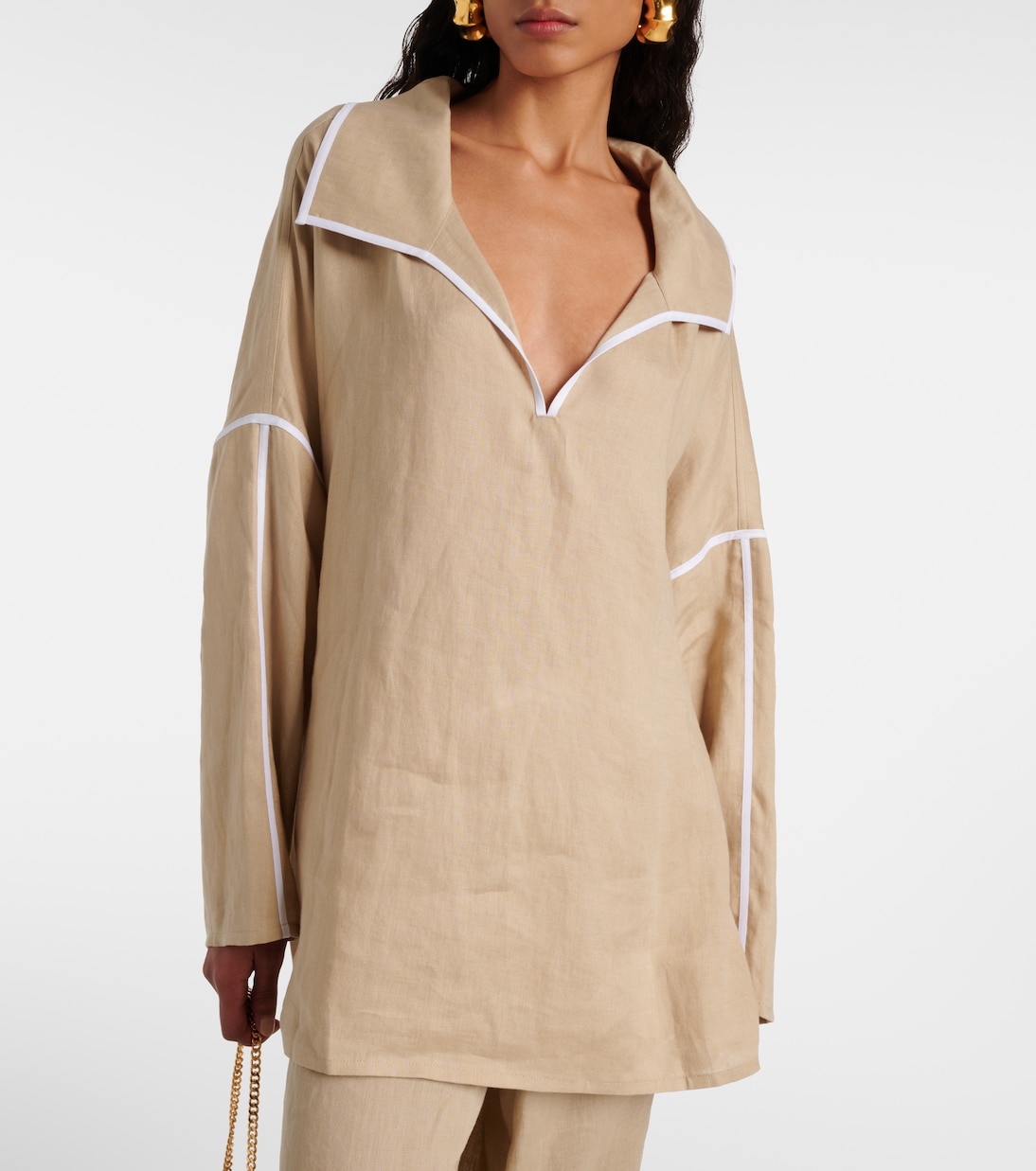 Linen top | Tory Burch
