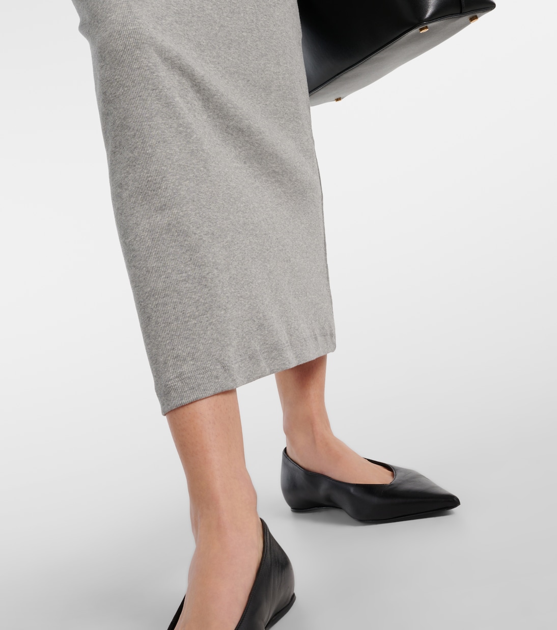 Midikleid aus einem Baumwollgemisch | Toteme