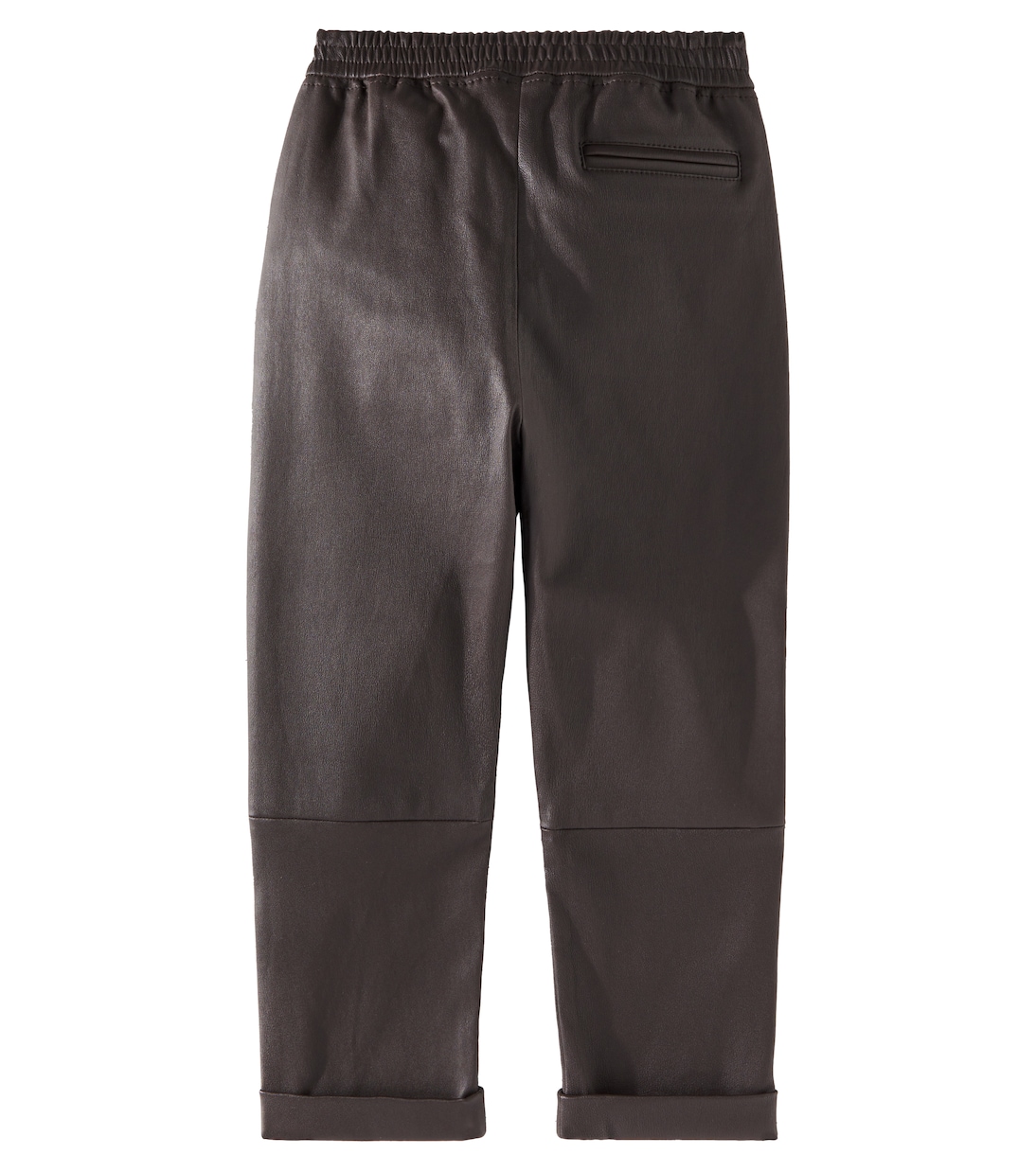 Gerade Hose Bobbie aus Leder | Donsje