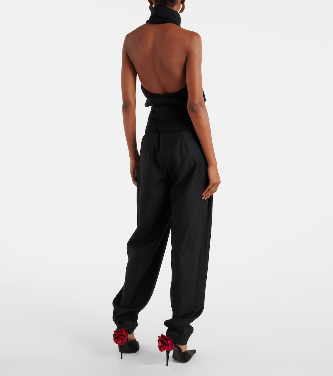 Turtleneck mohair-blend top | Magda Butrym