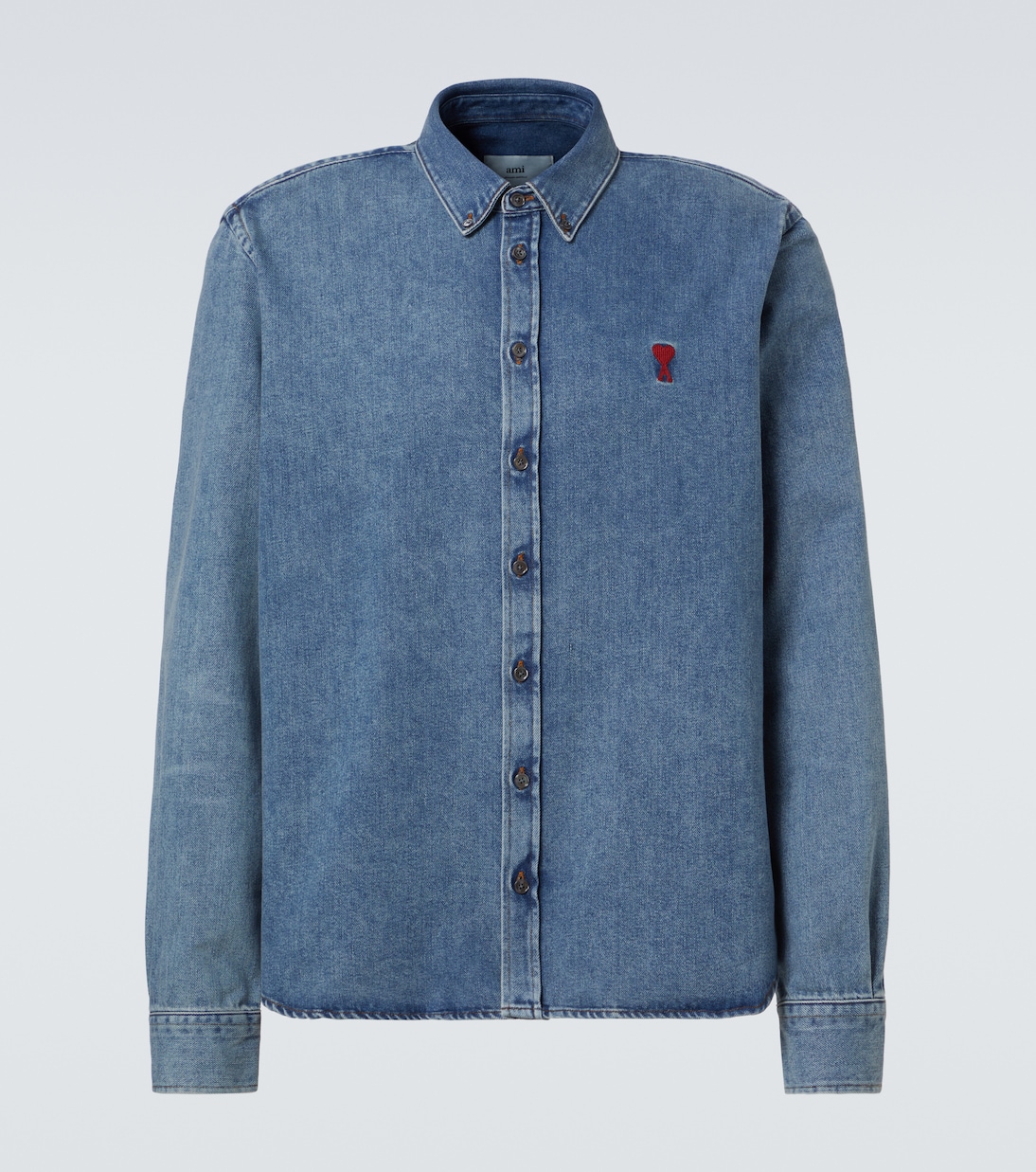 Camisa Ami De Cœur de denim | Ami Paris