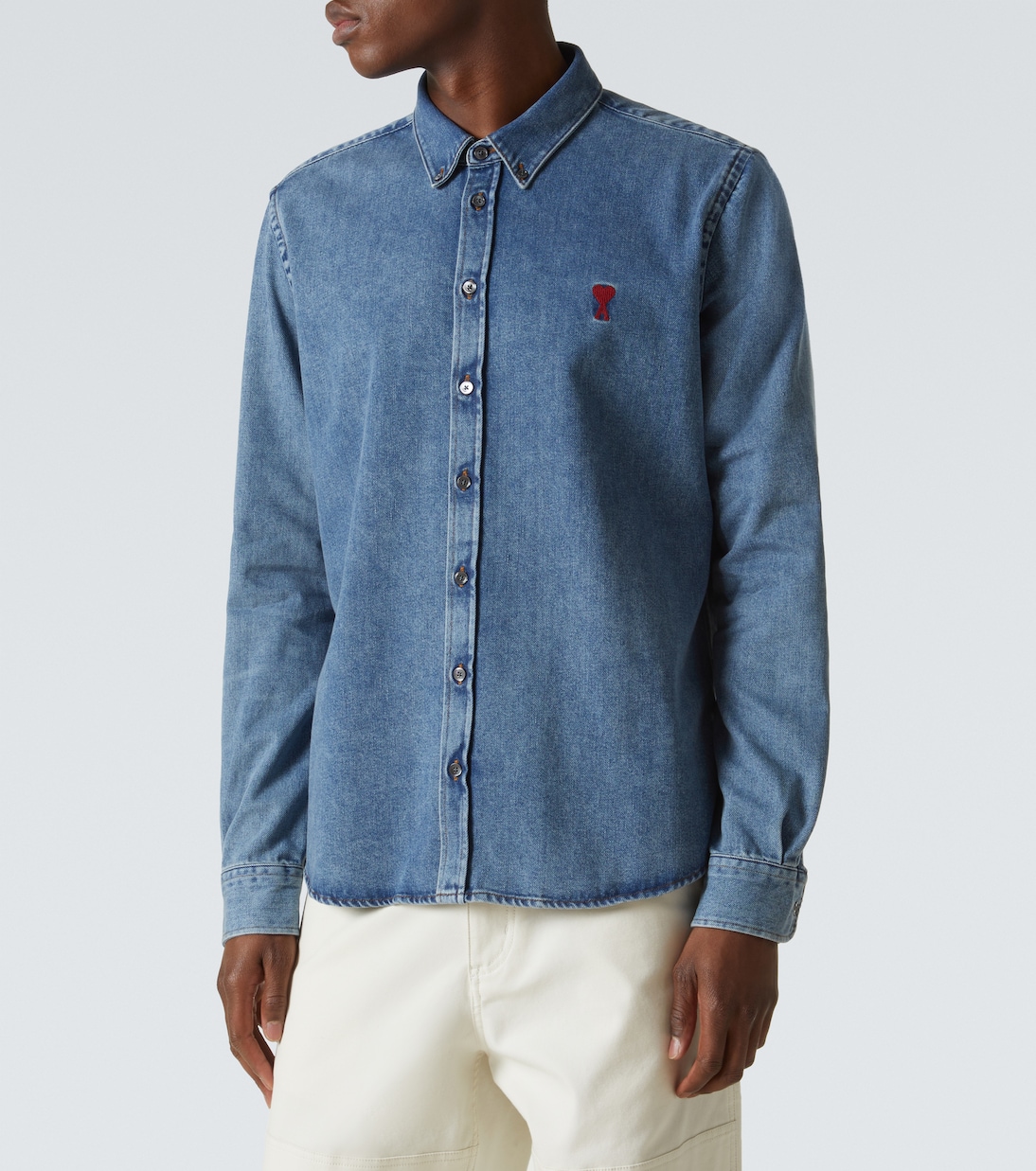 Camisa Ami De Cœur de denim | Ami Paris